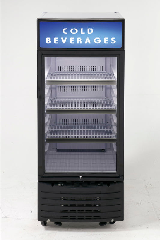 Avanti BCC6Q1BG 6.0 Cu. Ft. Commercial Beverage Cooler - Energy Efficient Glass Door Refrigerator for Soda, Beer & Wine Storage - Perfect for Restaurants, Bars & Home Entertaining