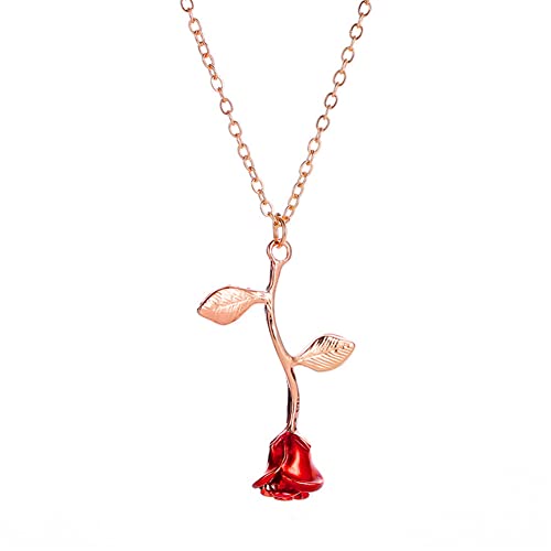 K:rose gold necklace