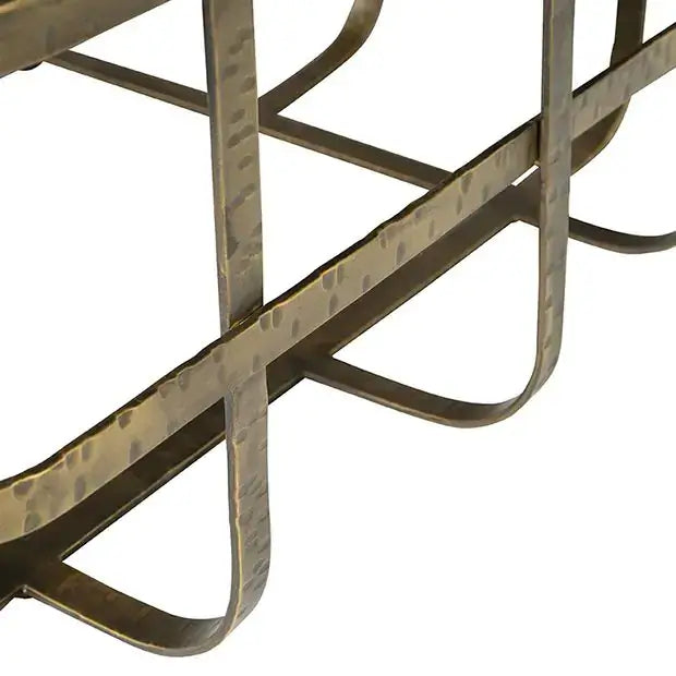 Modern Harvest Mirrored Coffee Table - Stylish Glass Top Living Room Furniture for Home Decor, Perfect for Living Room, Lounge & Office Spaces