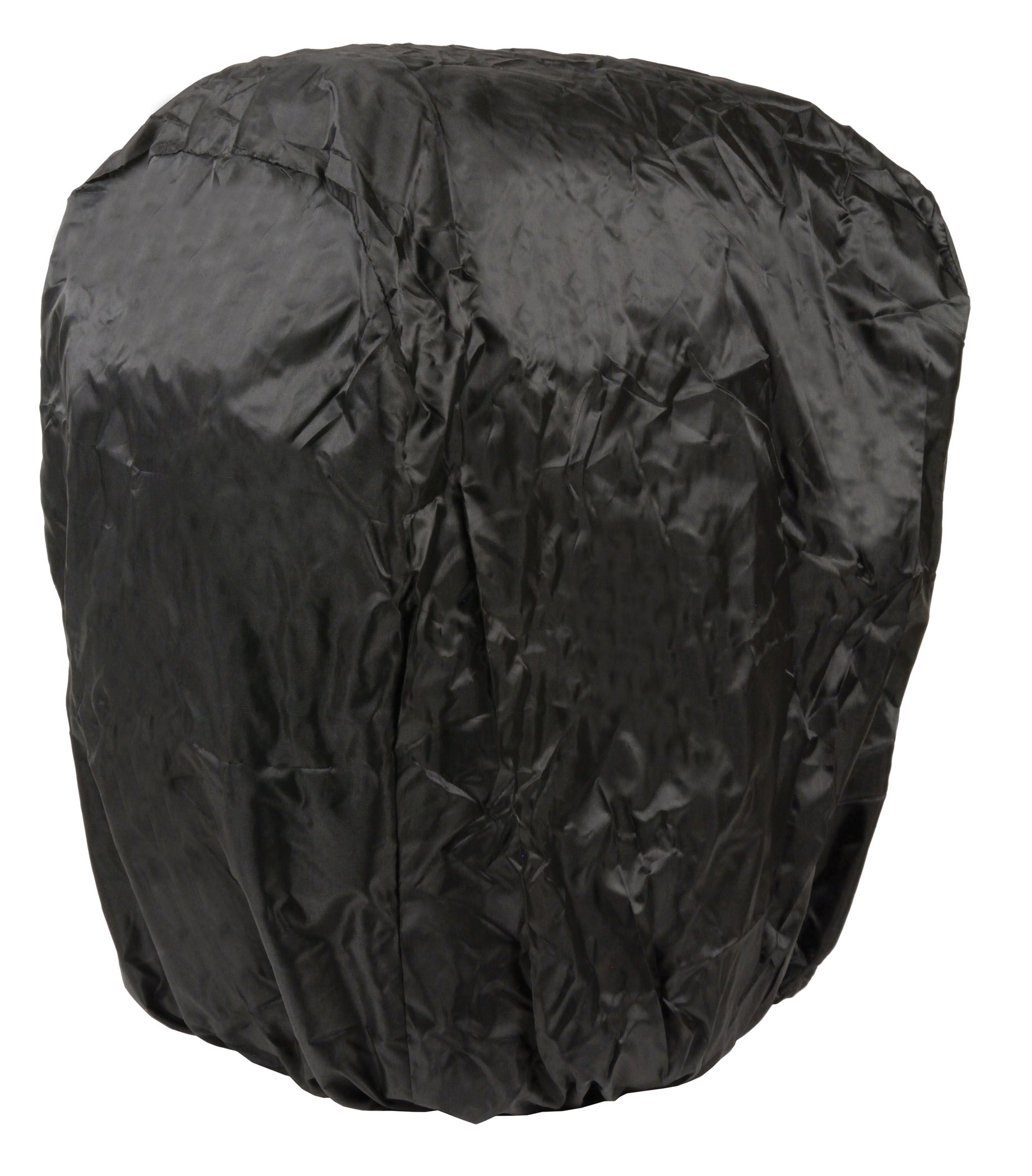 Milwaukee SH688-BLK-PCS Black 1200D Nylon Motorcycle Helmet Bag & Sissy Bar Bag - Waterproof Storage for Bikers, Cruisers & Road Trips