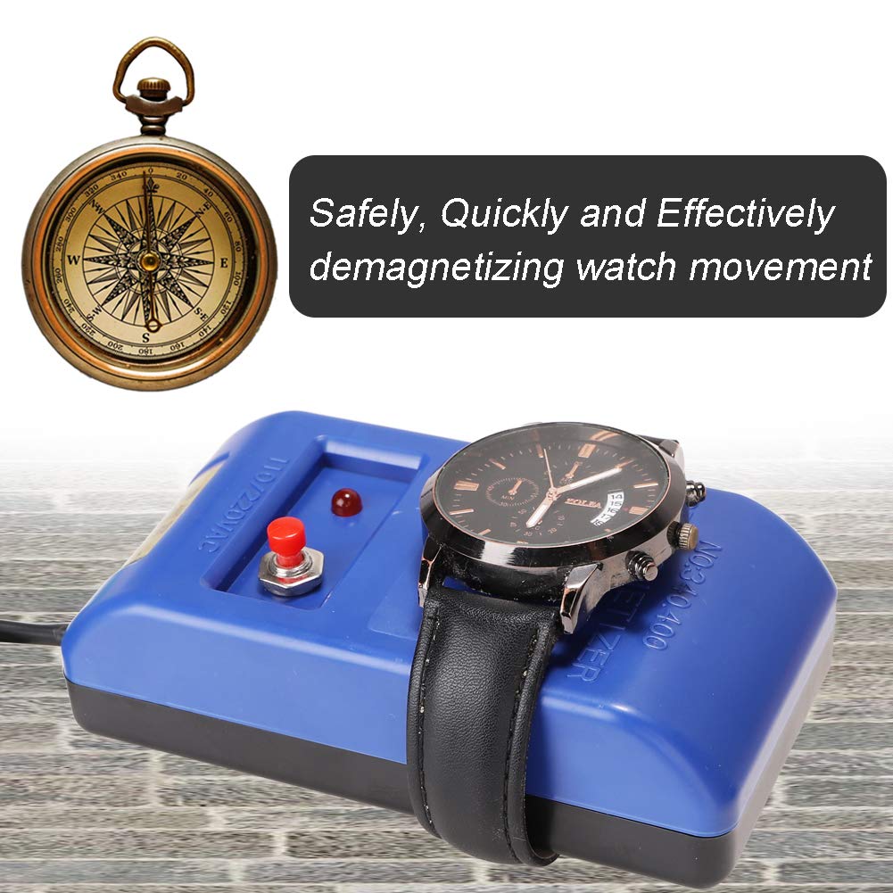 Professional Watch Demagnetizer & Magnetizer Tool Kit - Mechanical Watch Repair Degaussing Tool with Demagnetizer for Watchmakers - Perfect Watch Repair Kit Gift for Men, Women, Father - Ideal for Watch Maintenance, Jewelry Repair & DIY Watchmaking Projects