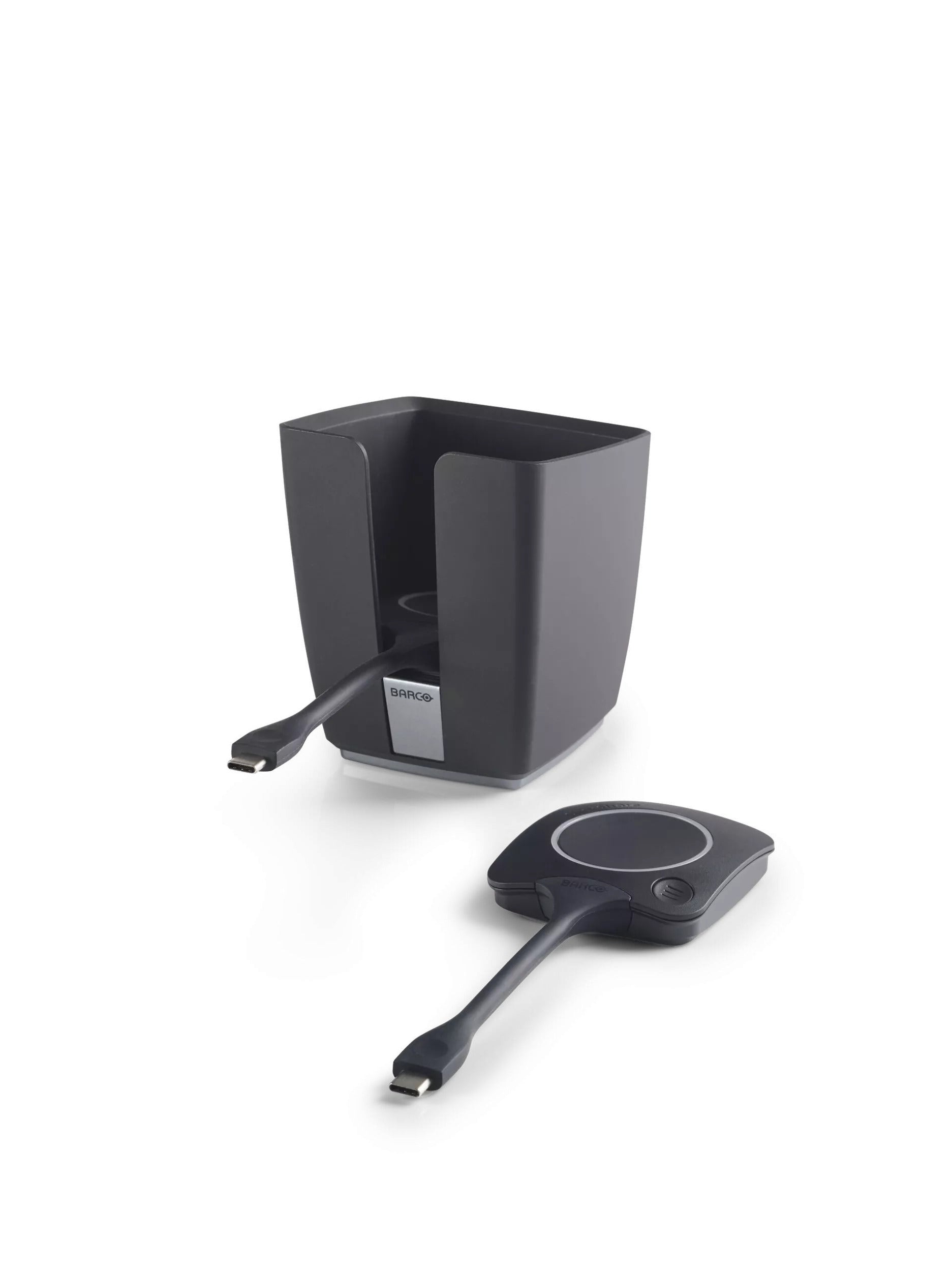Barco ClickShare 2 Buttons & 1 Tray Wireless Presentation System Combo Pack - Perfect for Conference Rooms & Business Meetings