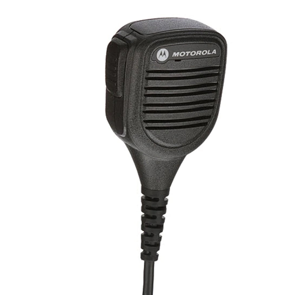 Motorola PMMN4069 Two-Way Radio Remote Speaker Microphone - Hands-Free Communication for Construction, Security & Outdoor Activities