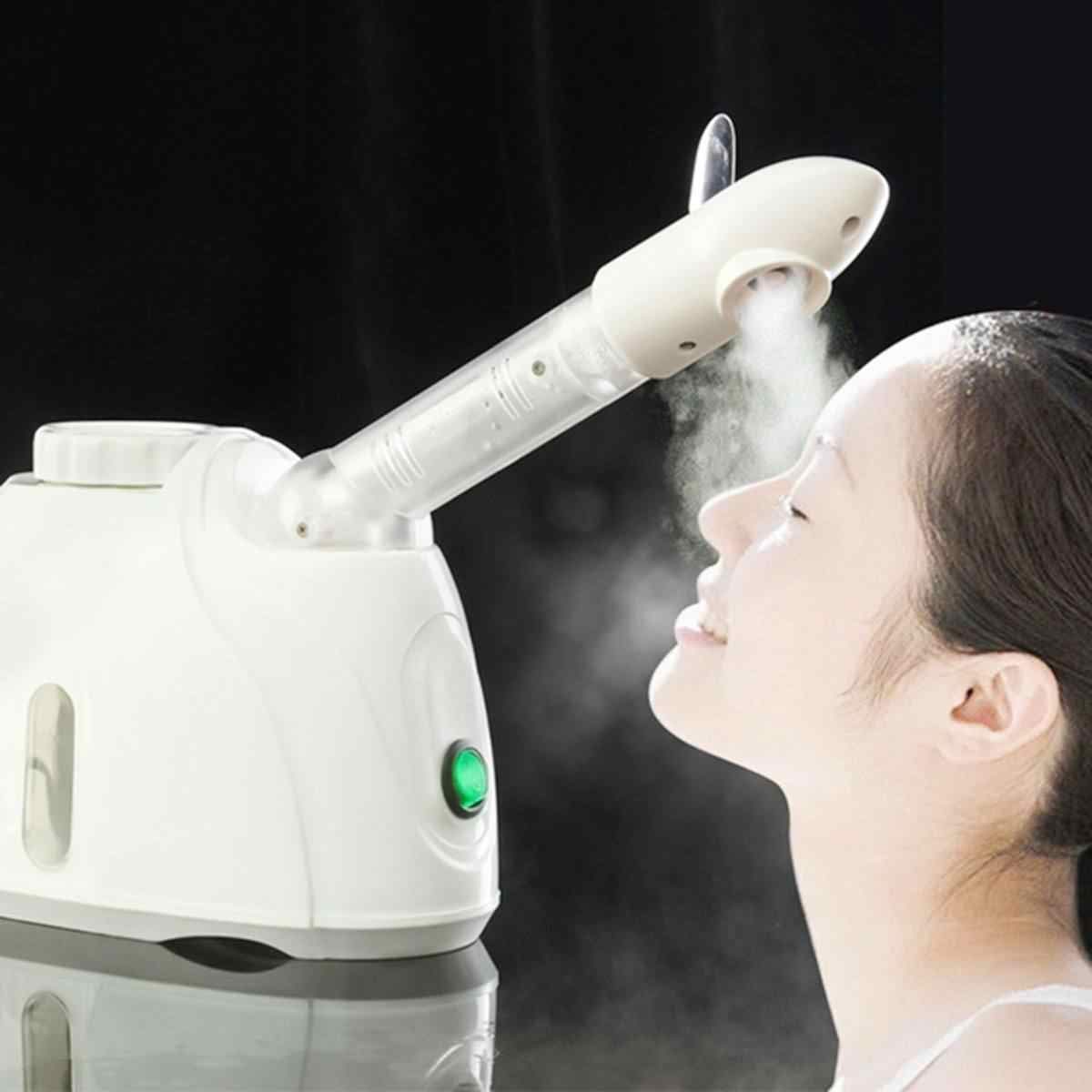EzLife Professional Facial Steamer for Women & Men - Portable Home Spa Steamer with Adjustable Mist - Perfect for Skincare, Relaxation & Beauty Treatments (White) | At-Home Spa Day, Skincare Routine & Facial Hydration
