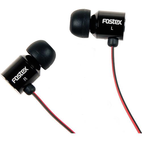 Fostex TE 03B High-Fidelity Stereo Earphones - Professional In-Ear Monitors for Musicians & Audiophiles (Black) - Perfect for Studio Recording, Live Performance & Critical Listening