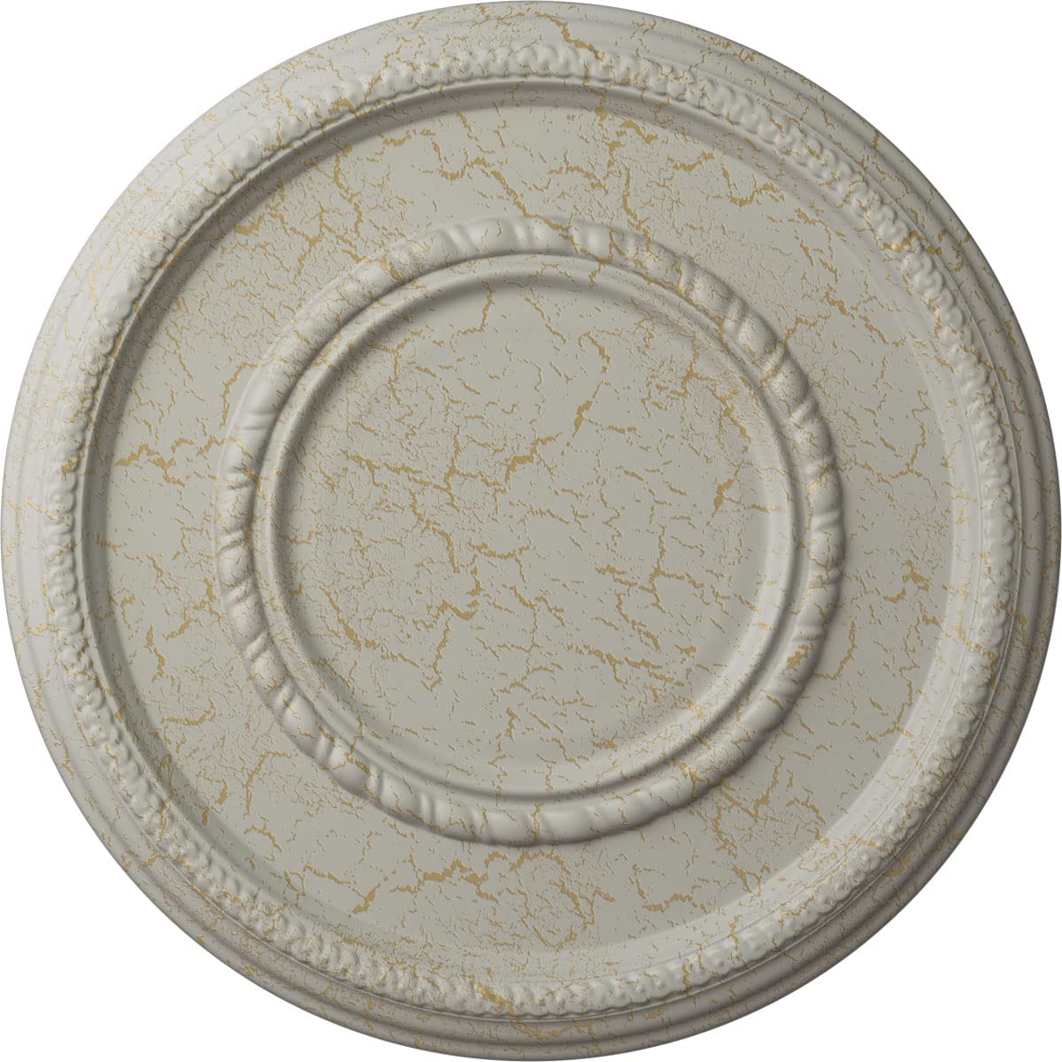 Ekena Millwork CM17FEPCC Federal Roped Large Ceiling Medallion - 17 3/8
