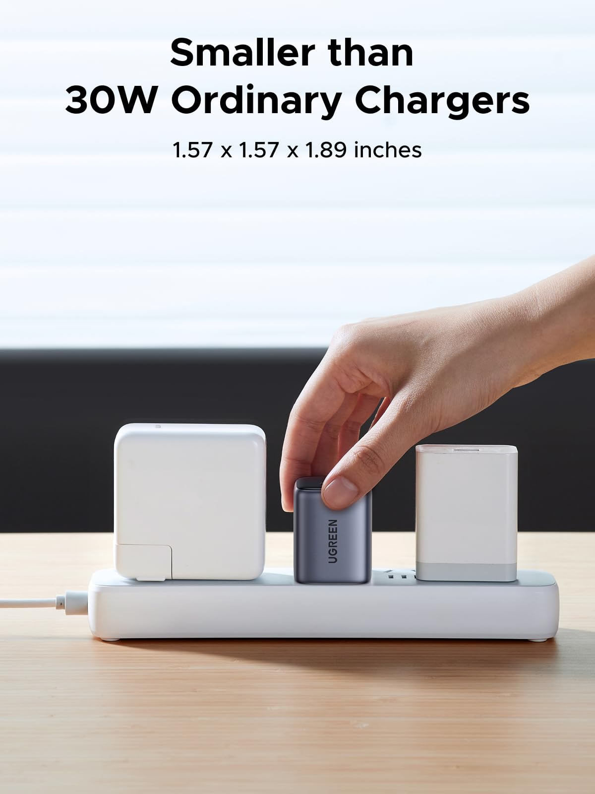 UGREEN Nexode 35W Dual Port GaN Fast Charger - Compact Foldable USB C Wall Charger for iPhone 16/15/14/13 Pro/Max, Samsung Galaxy S25/S24/S23 Ultra, Google Pixel 8 Pro/7, iPad Pro/Air, MacBook Air/Pro, Steam Deck - Perfect for Travel, Office & Home Charging