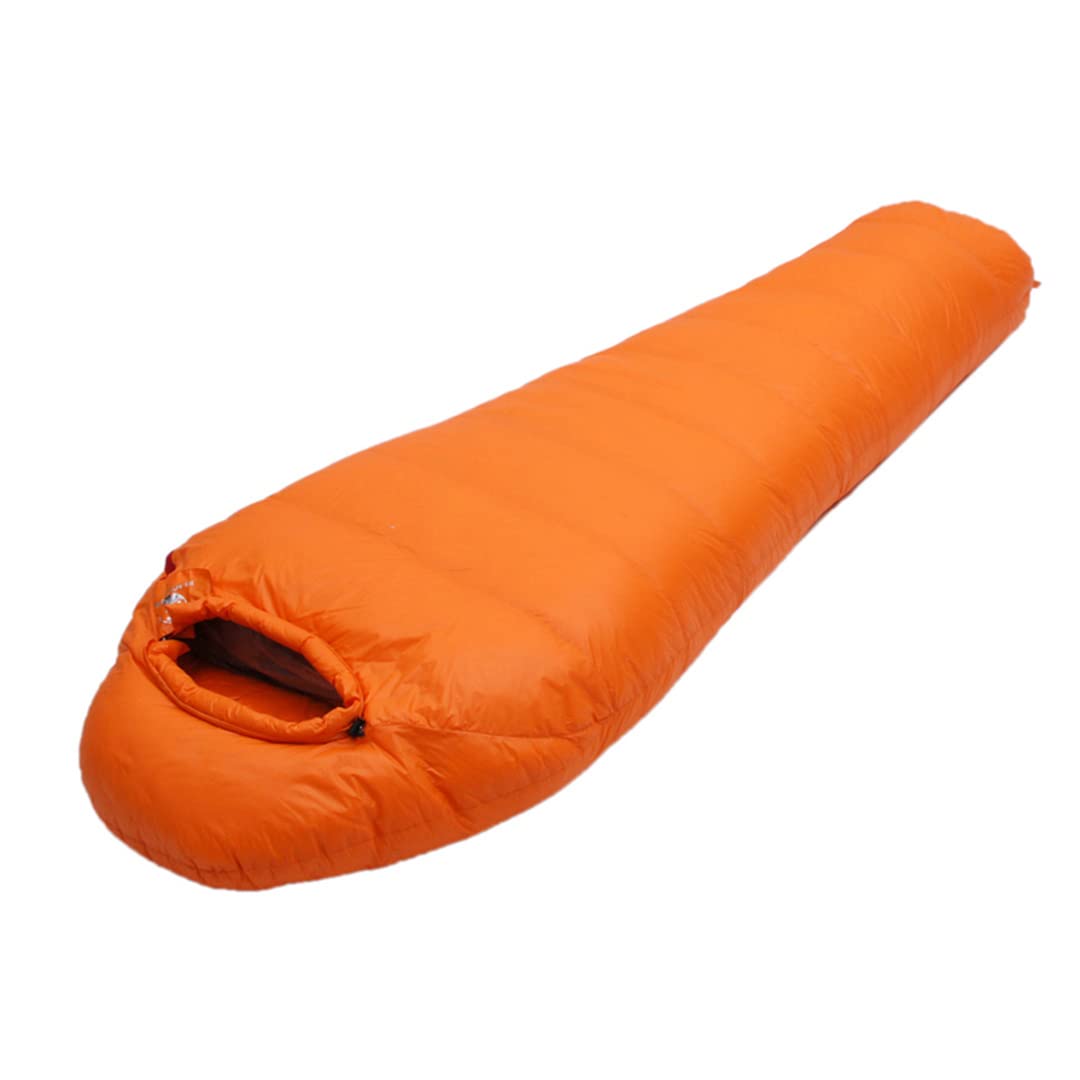 Kanpcelns Ultra-Warm Down Filled Adult Sleeping Bag for Camping & Outdoor Adventures - Perfect for Cold Weather Backpacking, Hiking, and Travel