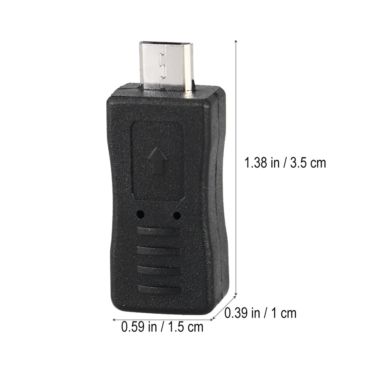Micro USB to Mini USB Adapter - Male to Female Converter for Smartphones & Electronics | Perfect for Charging, Data Transfer & Device Connectivity