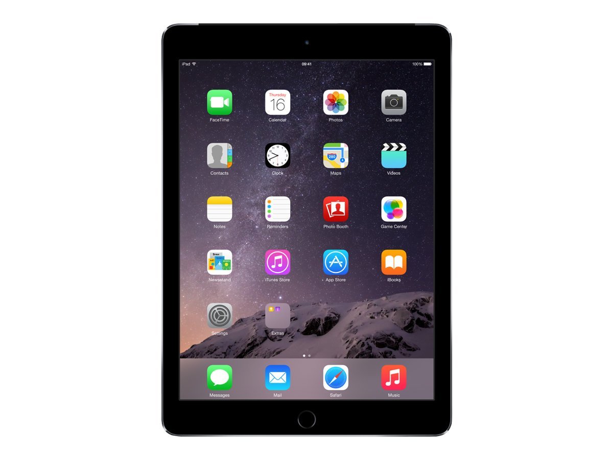 Refurbished Apple iPad Air 2 16GB with Cellular - Space Gray | WiFi + 4G LTE Tablet for Work, Travel & Entertainment