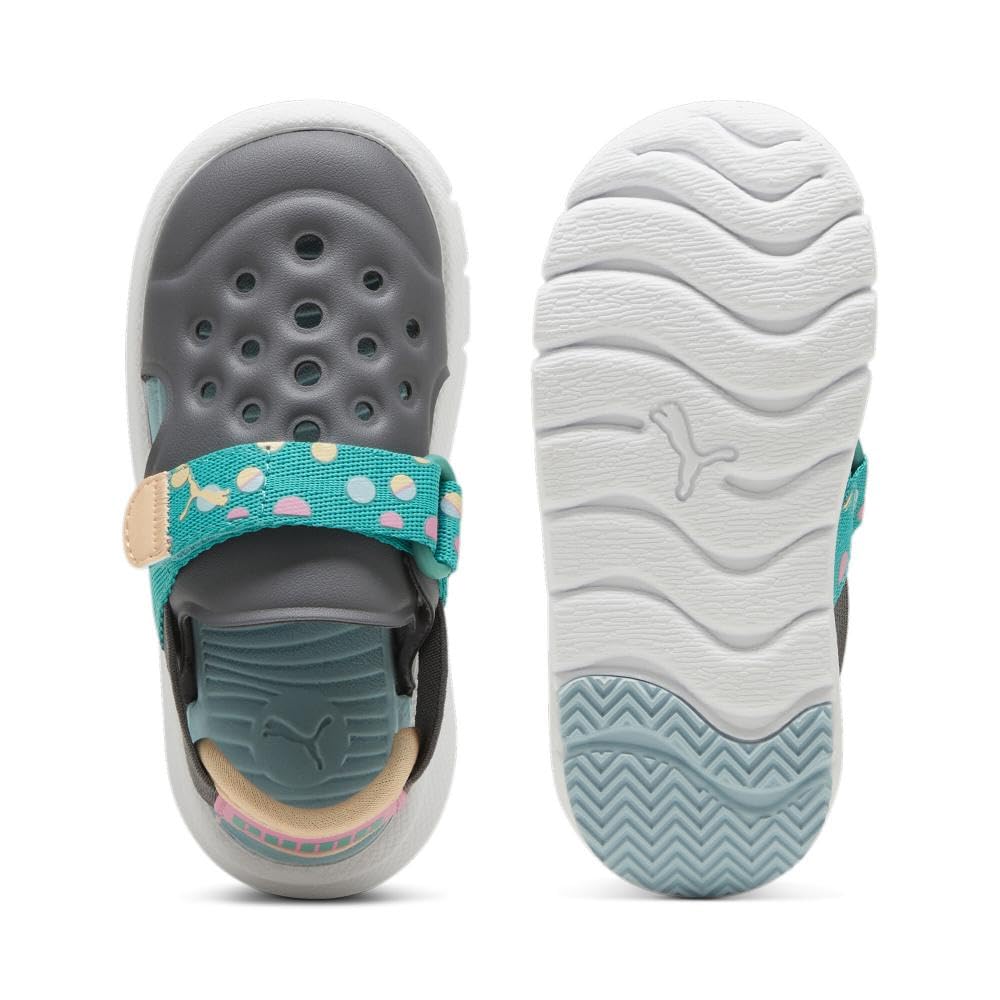 PUMA Unisex-Child Evolve Sport Sandals - Comfortable Kids Water Shoes for Beach, Pool & Outdoor Activities | Lightweight & Durable Play Shoes for Boys & Girls