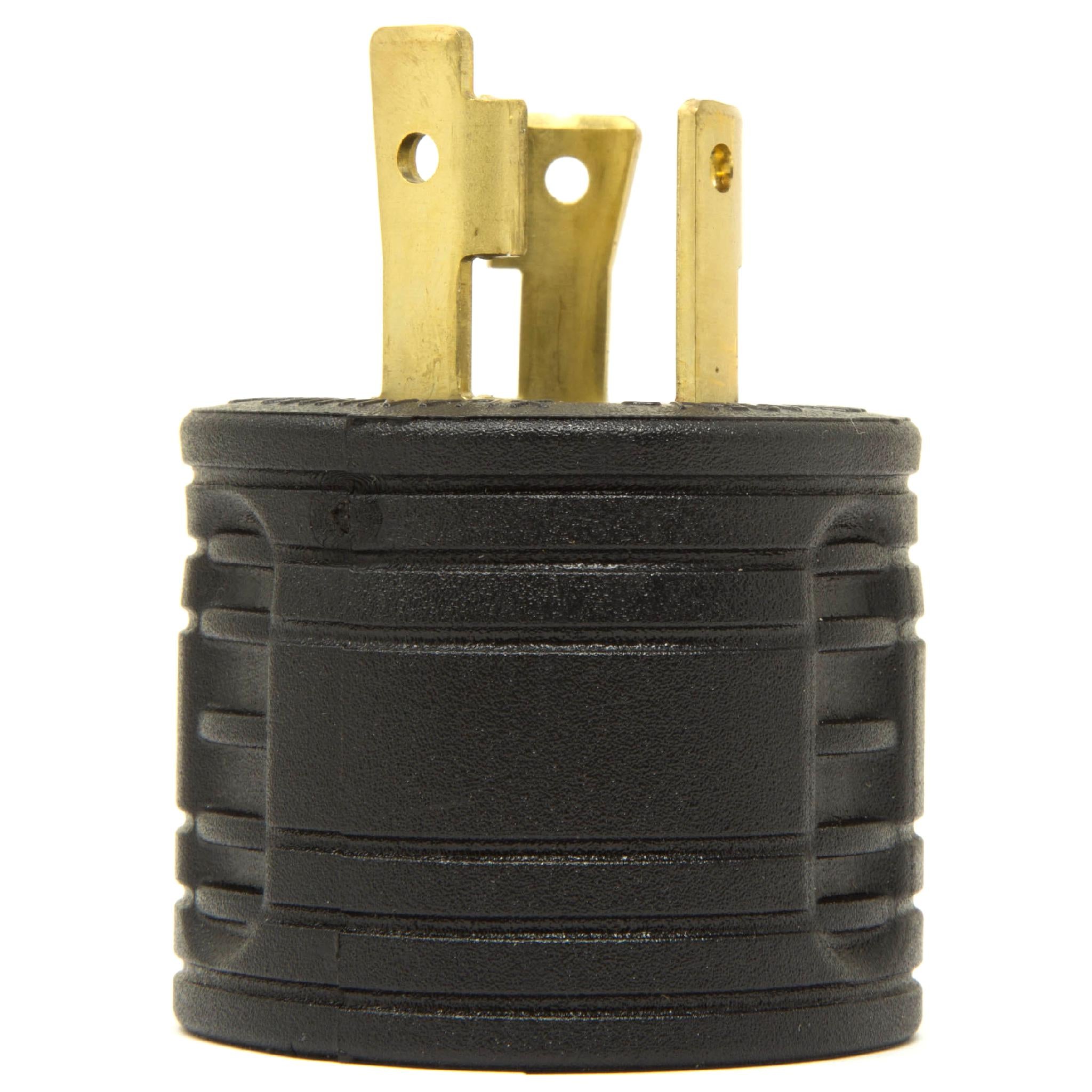 WEN GNA030 120V 30 Amp 3600 Watt Generator to RV Adapter - NEMA L5-30P Twist Lock Plug to TT-30R RV Outlet Converter | Perfect for Camping, RV Trips & Emergency Power Backup