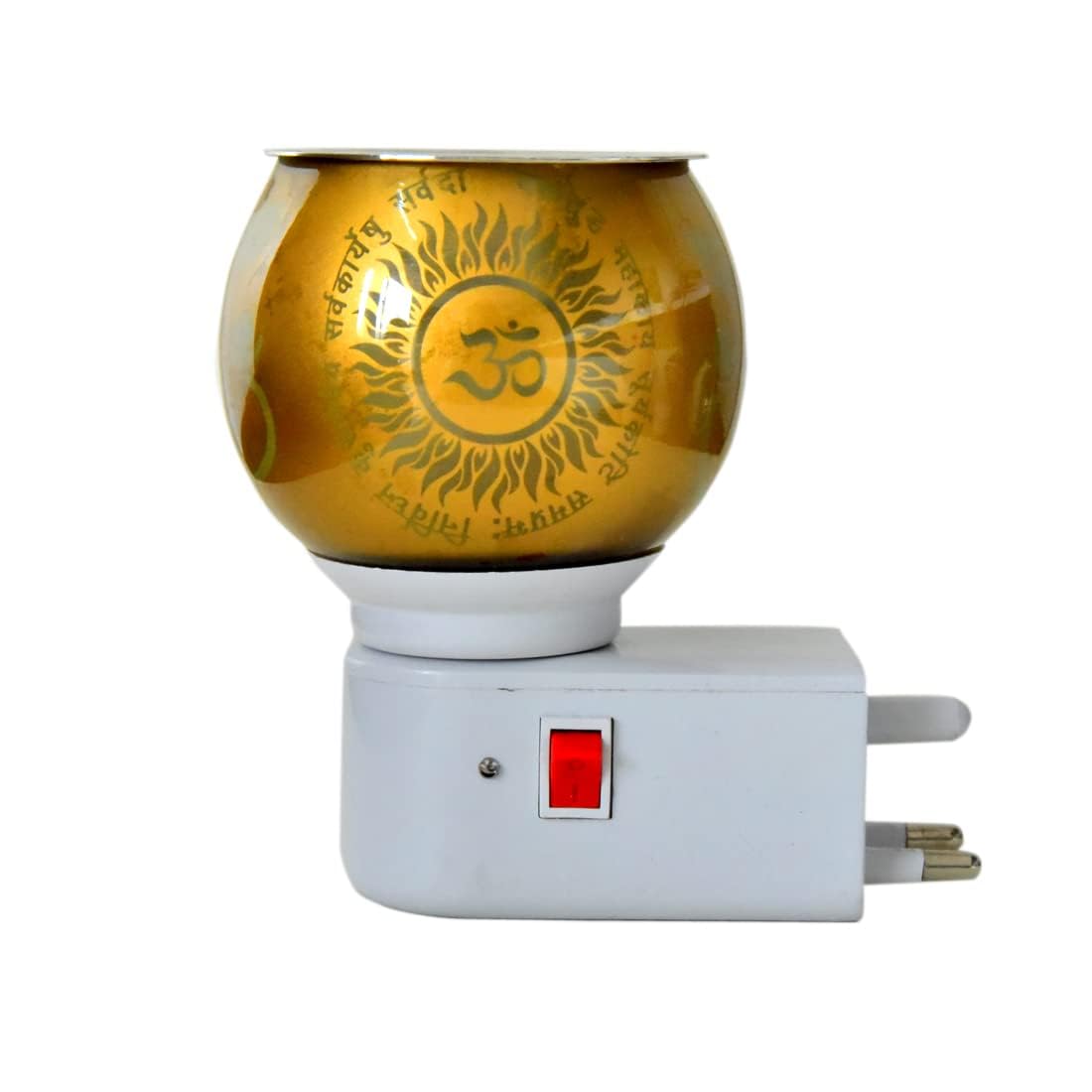 SPOCKY DECOR Ceramic Aroma Diffuser & Night Light - Essential Oil Warmer with On/Off Switch, Multi-Functional Camphor Burner for Home Fragrance | Perfect for Bedroom, Yoga Studio & Relaxation Spaces