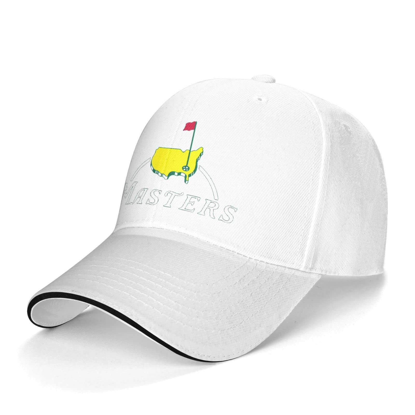 Augusta National Golf Masters Tournament Baseball Cap - Adjustable Sandwich Style with Curved Visor for Men & Women | Perfect for Golf Games, Outdoor Sports & Casual Wear