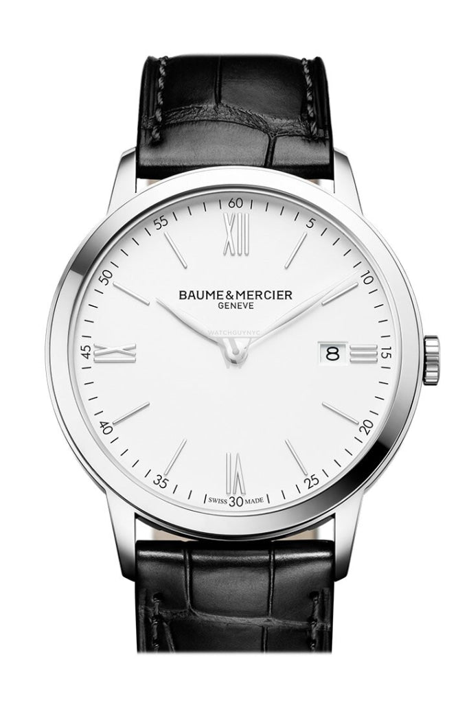 Baume & Mercier Classima Men's Quartz Watch with Silver Dial - Model 10097 | Luxury Dress Watch for Business & Formal Occasions