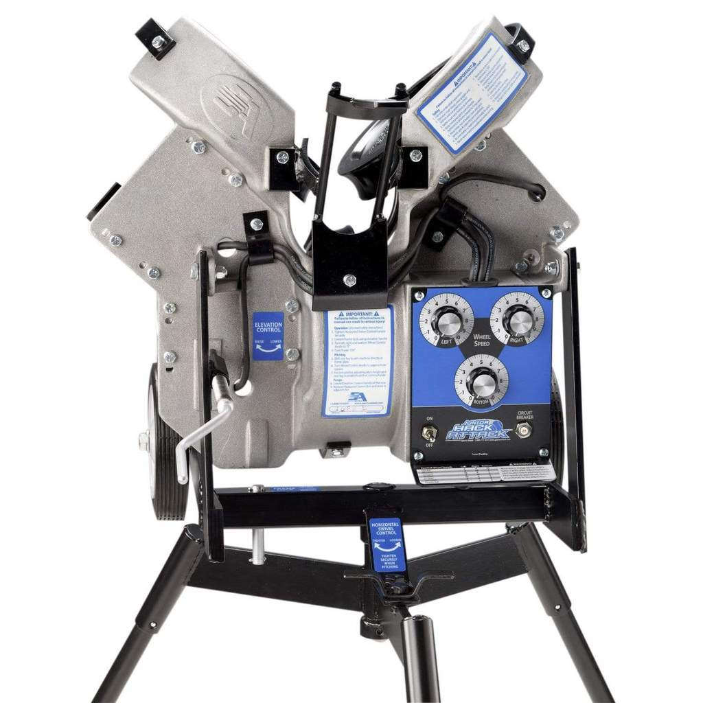 Junior Hack Attack Baseball Pitching Machine for Youth Training | Perfect for Backyard Practice & Team Drills