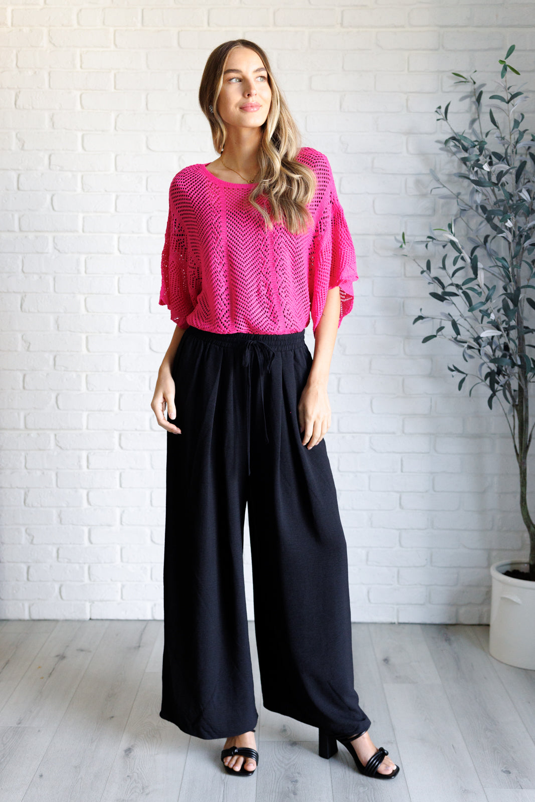 Stylish Open Knit Top for Women - Breathable Loose Fit Summer Blouse - Perfect for Casual Outings, Beach Vacations & Boho Fashion