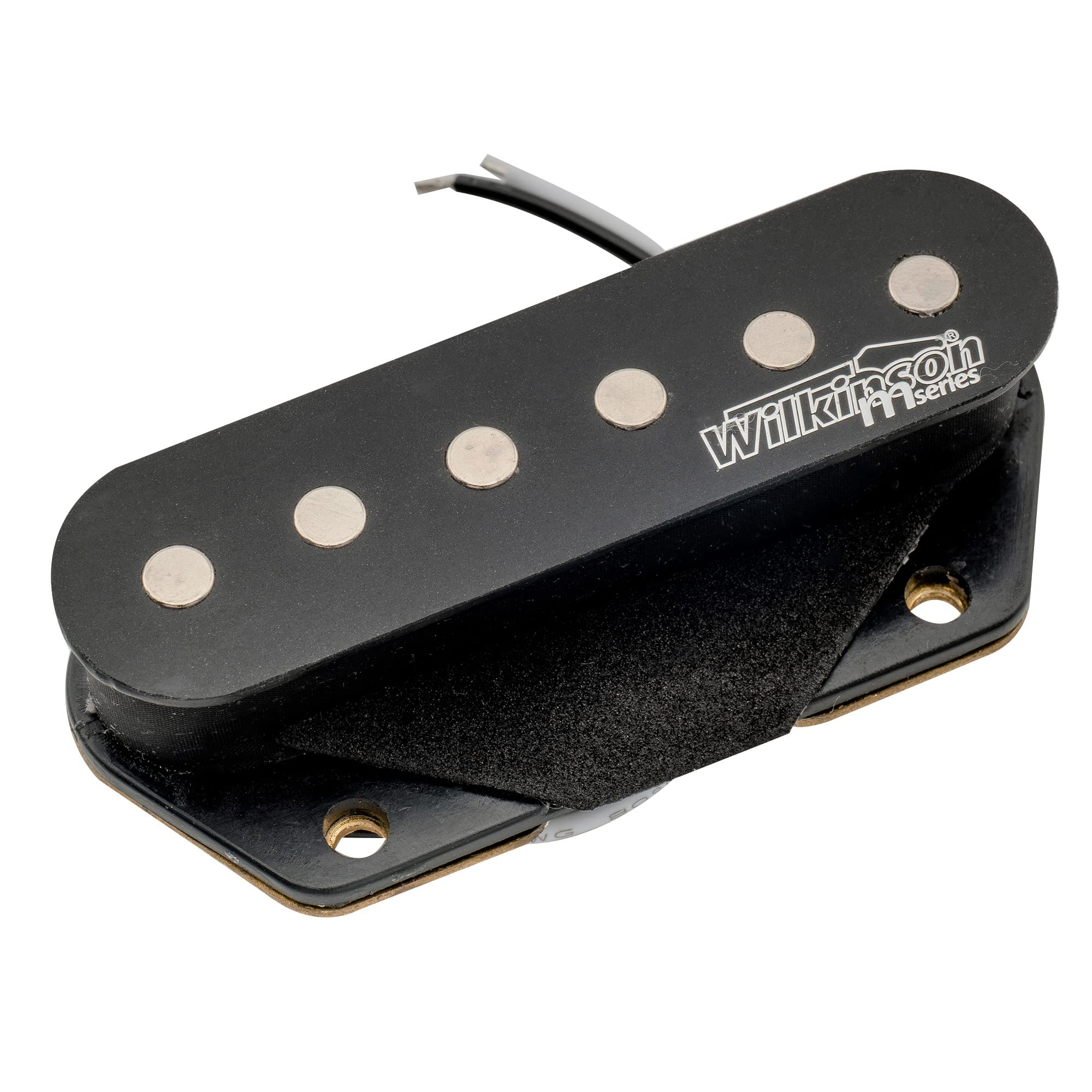 Wilkinson Low Gauss Nashville Sound Ceramic Single Coil Bridge Pickup for Telecaster Style Electric Guitar - Black | Perfect for Blues, Country & Rock Music