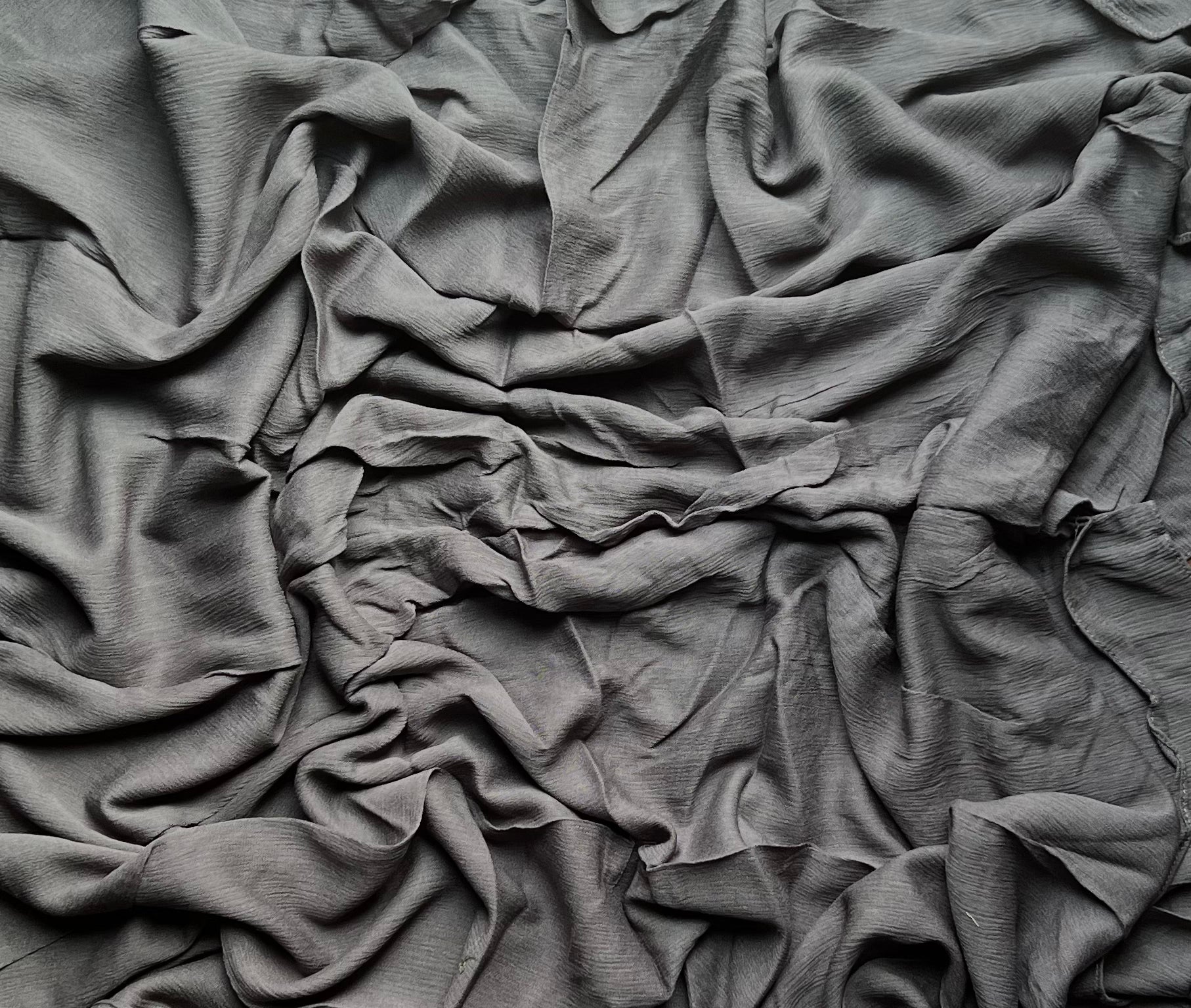 Rayon Hijab Scarf - Soft & Breathable Charcoal Wrap for Women - Perfect for Daily Wear, Prayer, and Modest Fashion