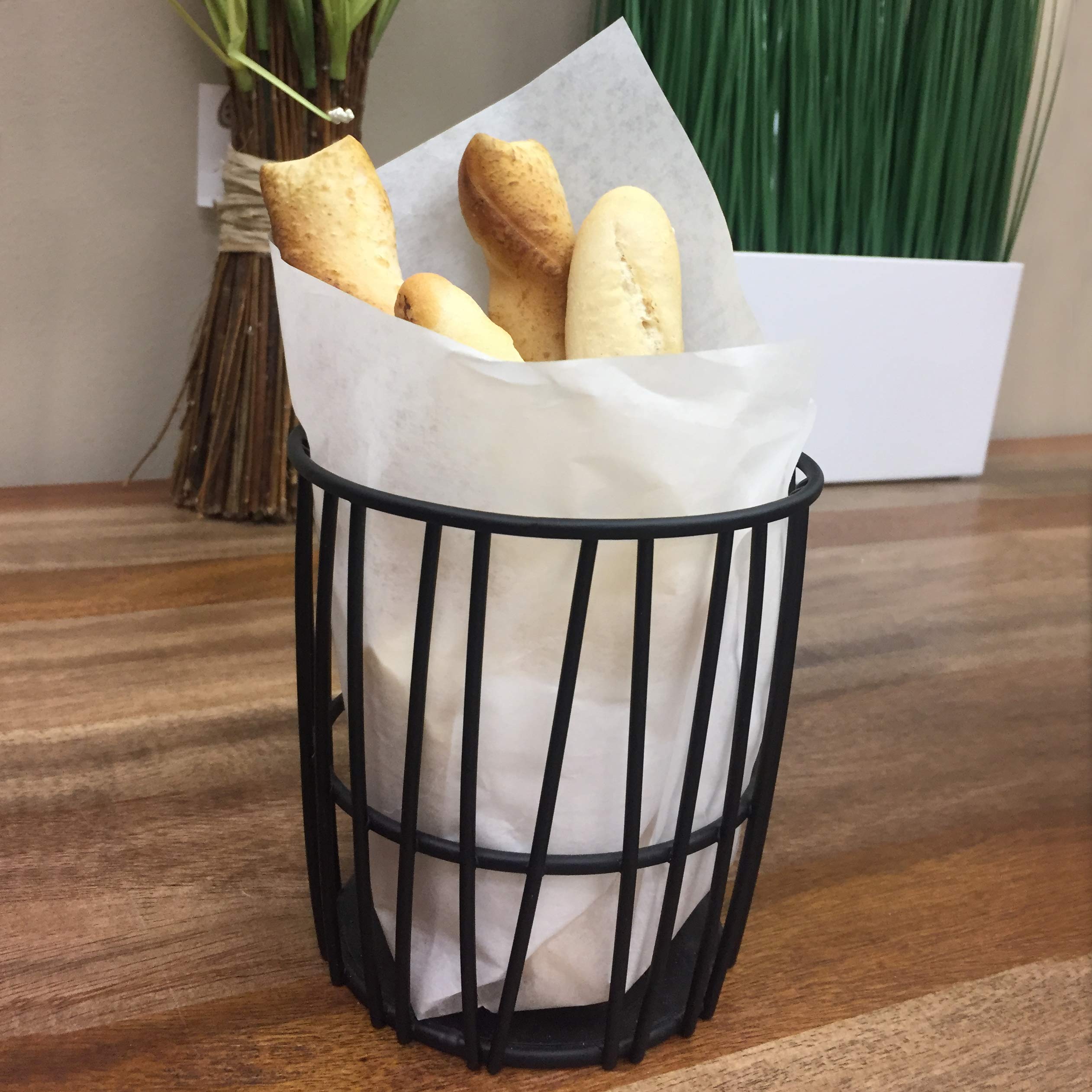 G.E.T. 4-TS1010 12x12 Inch White Food Grade Tissue Paper - 1000 Count Bulk Pack of Food Safe Basket Liners & Deli Wrapping Sheets for Bakery, Sandwich, Meat, Cheese & Party Platter Display