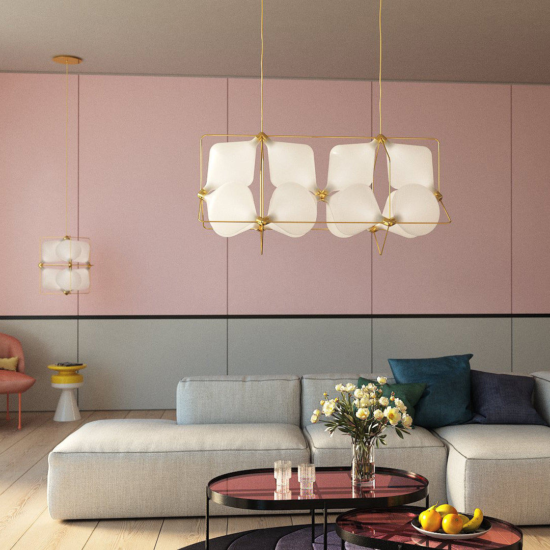 Stylish Clover Pendant Lamp - Modern 4-Leaf Clover Design Ceiling Light Fixture for Kitchen Island, Dining Room & Bedroom Decor
