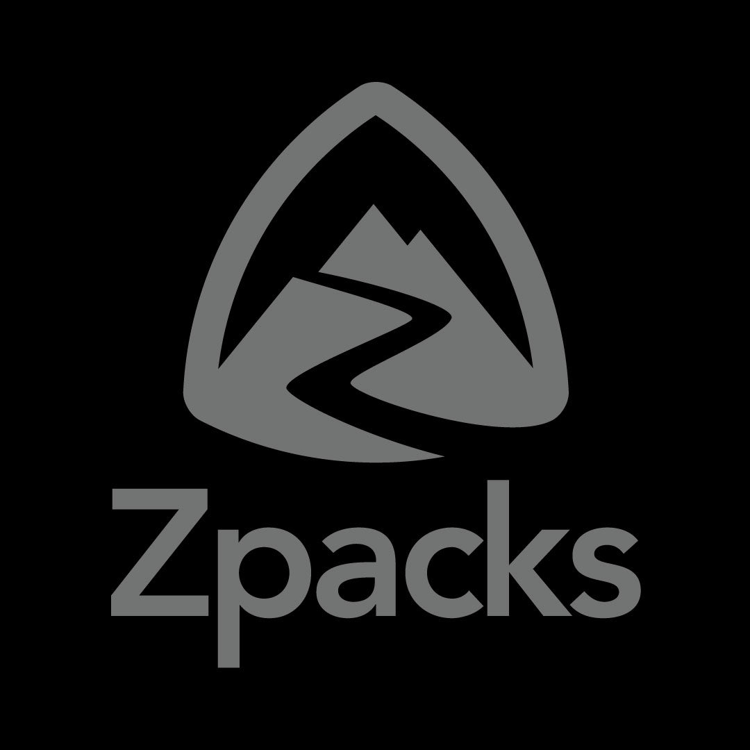 Zpacks Black & Gray Waterproof Stickers - Durable Vinyl Decals for Laptops, Water Bottles & Outdoor Gear - Perfect for Hiking, Camping & Travel Accessories