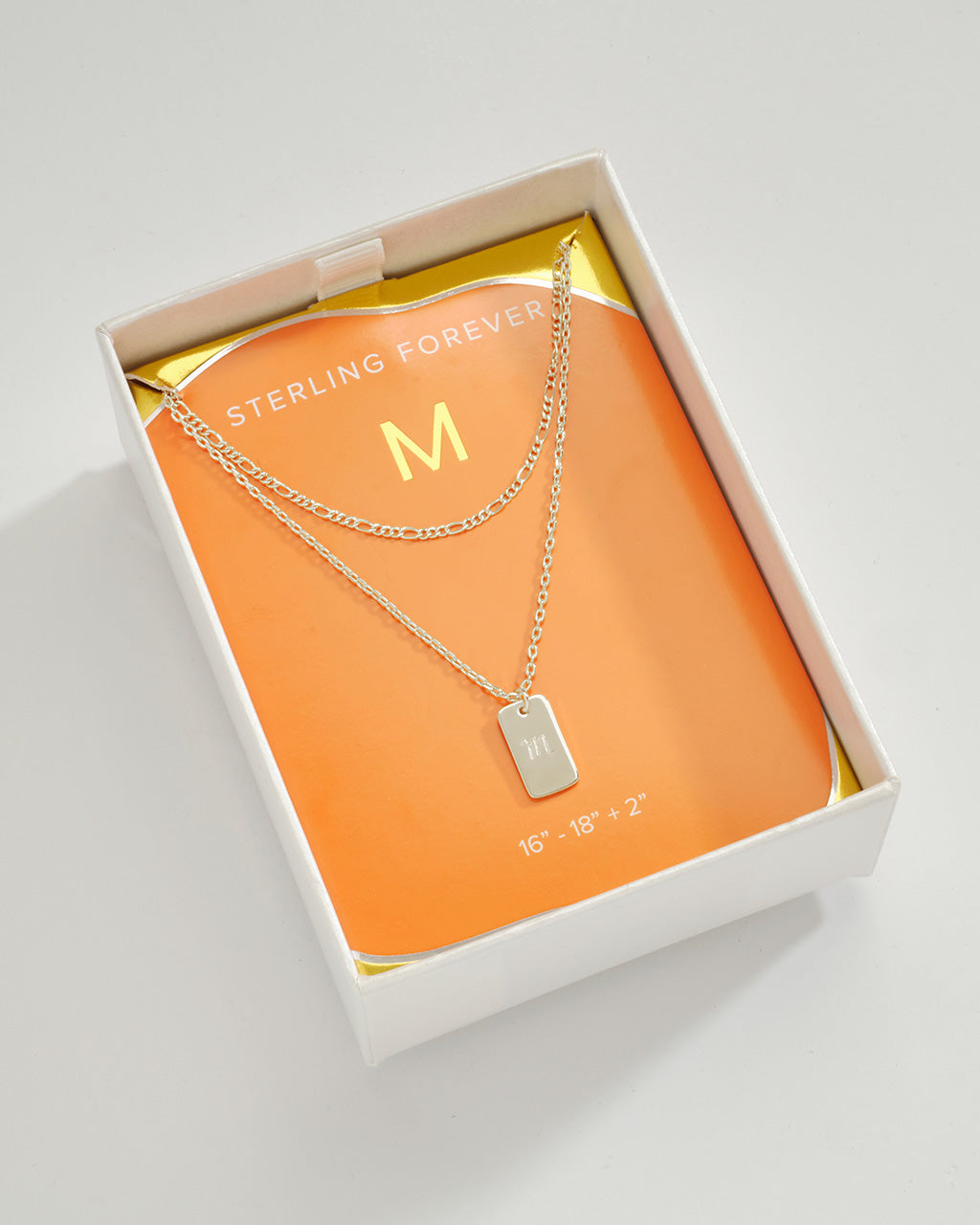 Layered Chain Necklace for Women - Initial Pendant Necklace, Dainty Gold & Silver Jewelry Gift for Her - Perfect for Everyday Wear, Date Night & Special Occasions