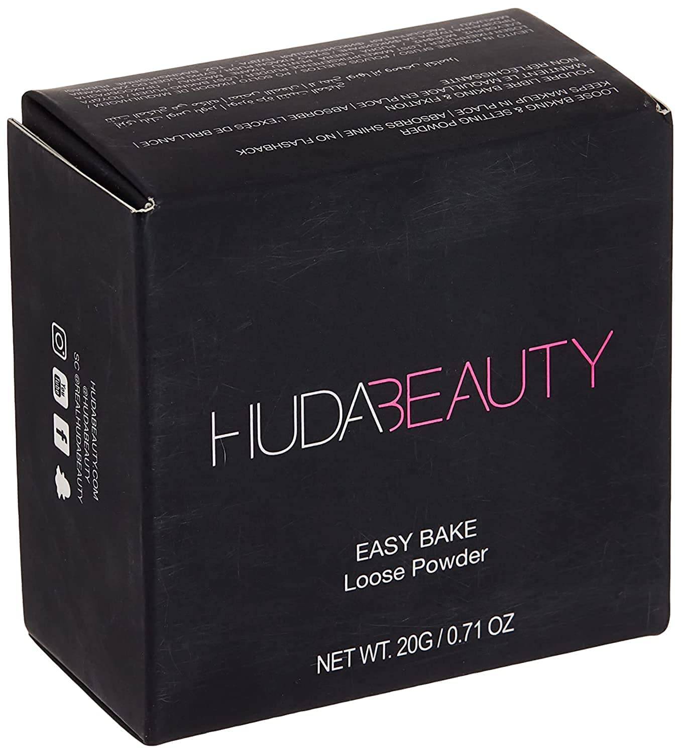 HUDA BEAUTY Easy Bake Loose Baking & Setting Powder - Translucent Makeup Finishing Powder for Flawless Matte Look | Perfect for Baking, Contouring & Oil Control (Cupcake) | Ideal for Daily Makeup & Special Occasions