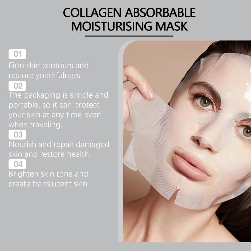 Collagen Deep Hydrating Overnight Face Mask - Anti-Aging Moisturizing Facial Treatment for Glowing Skin | Perfect for Nighttime Skincare Routine & Dry Skin Relief