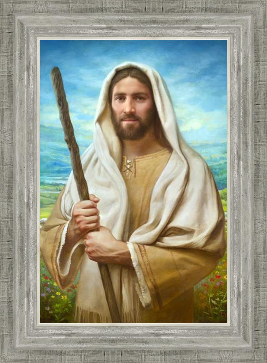Feed My Sheep by Howard Lyon - Inspirational Christian Art Print for Home, Office & Church Decor - Perfect for Gifts & Spiritual Encouragement