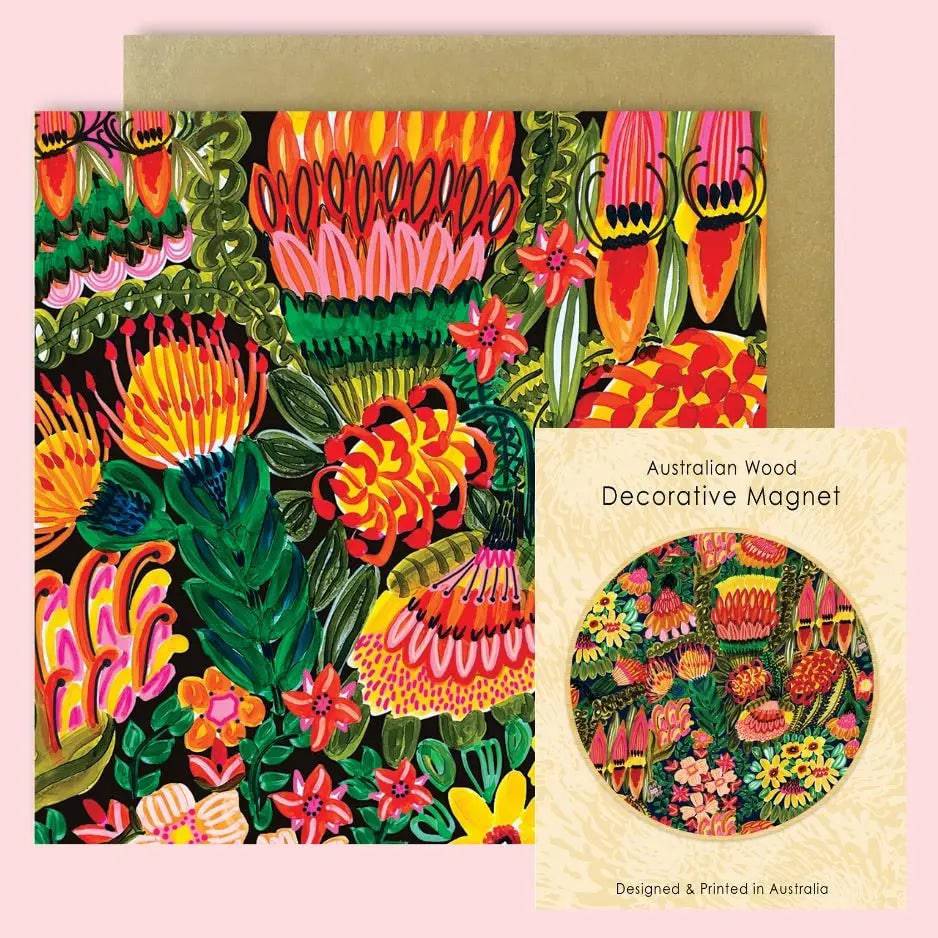 Grevillea Garden Magnetic Greeting Card Gift Set - Perfect for Birthdays, Anniversaries, and Thank You Notes