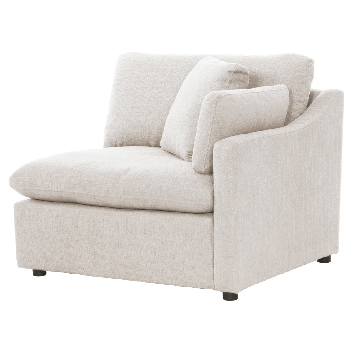 CozyHaven Left Side Arm Chair with Pillow - Comfortable Accent Chair for Living Room, Bedroom, or Office - Perfect for Relaxing, Reading & Lounging