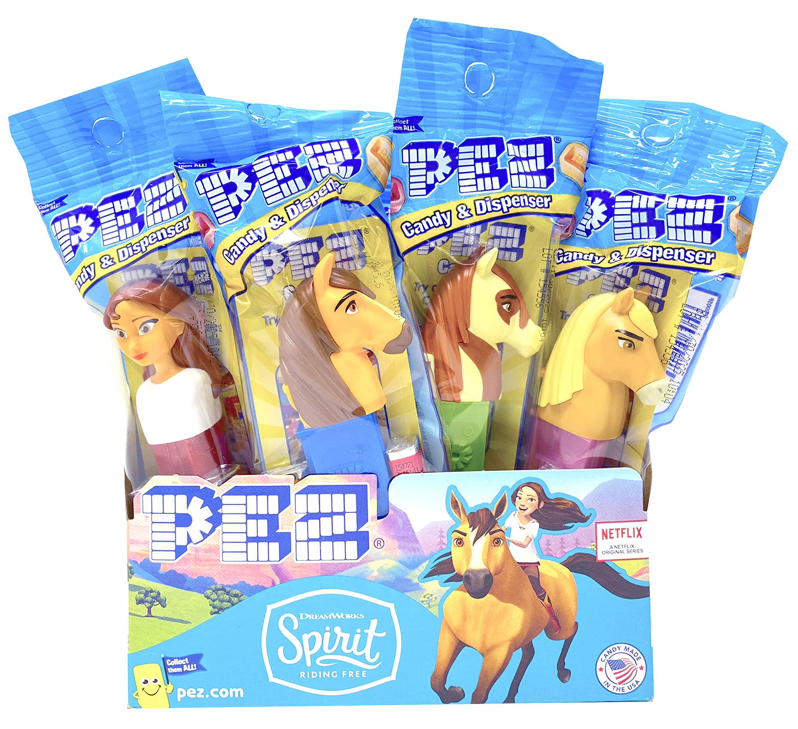 PEZ Candy Dispenser with Mixed-Fruit Refills - 12 Individually Wrapped Candy Dispensers for Halloween, Christmas Stocking Stuffers & Party Favors