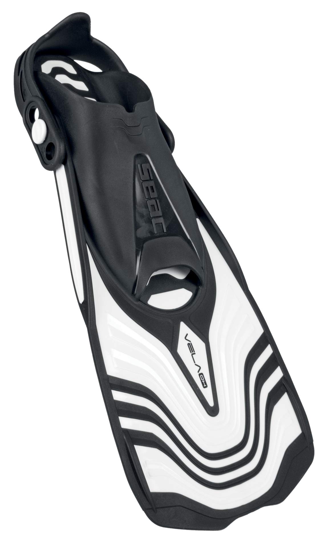 Seac Vela OH Adjustable Strap Snorkeling Fins for Swimming, Diving & Pool Training - Lightweight & Comfortable for Travel & Water Sports