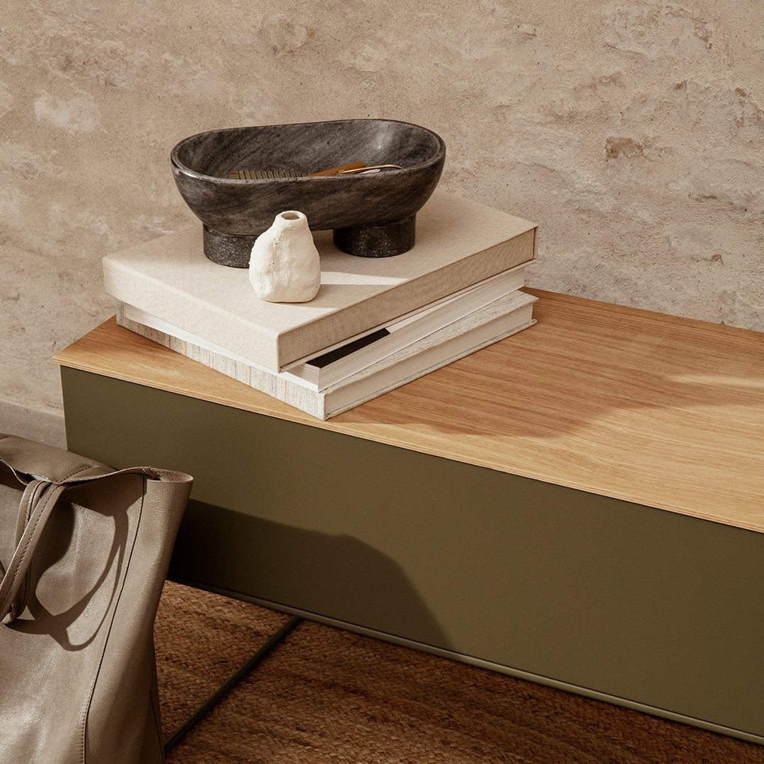 Ferm Living Alza Bowl – Handmade Ceramic Serving Bowl for Salads, Pasta & Desserts | Perfect for Dining & Home Decor