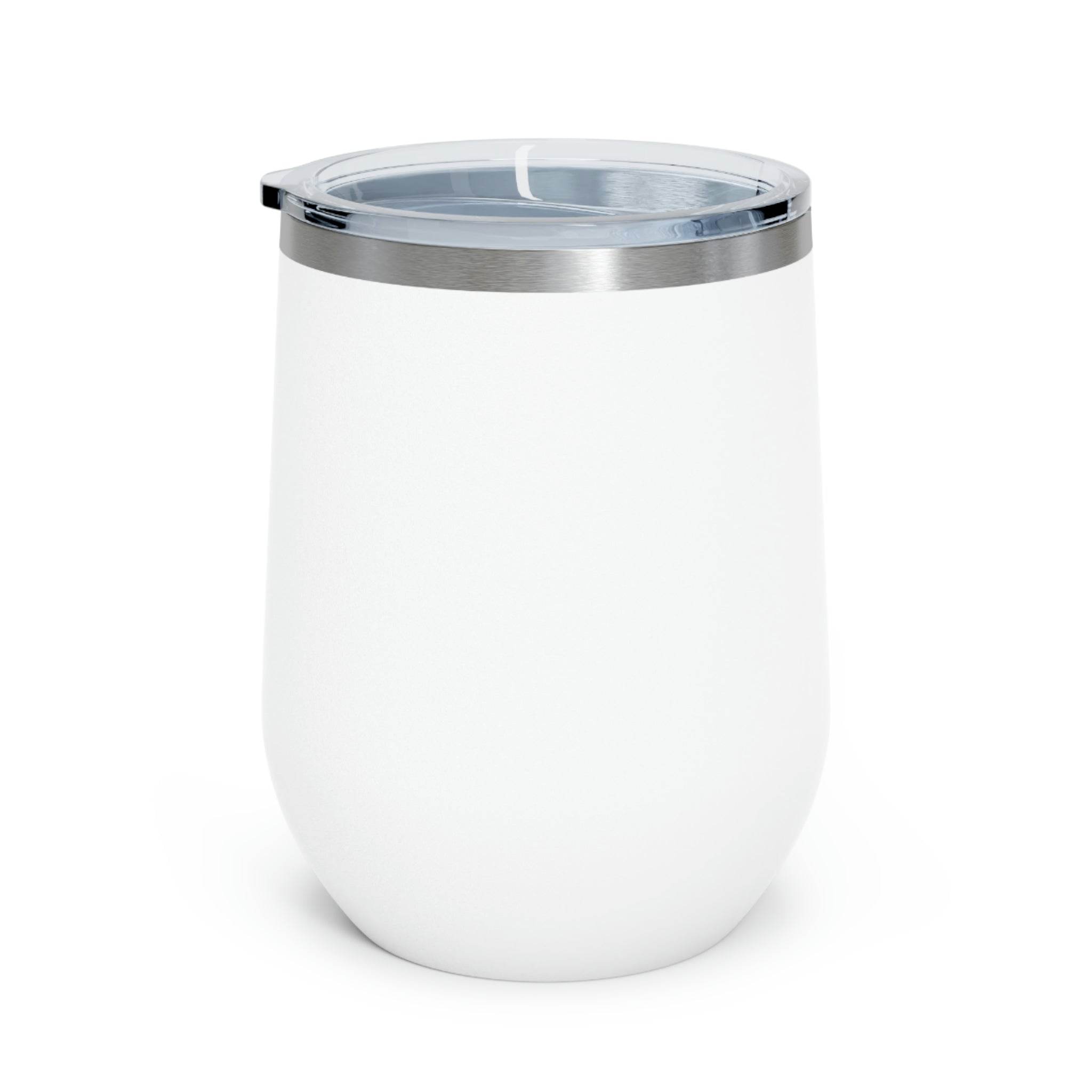 Insulated Wine Tumbler 12oz - Double Wall Stainless Steel Travel Cup with Lid - Perfect for Wine Lovers, Mom Gifts & Outdoor Activities