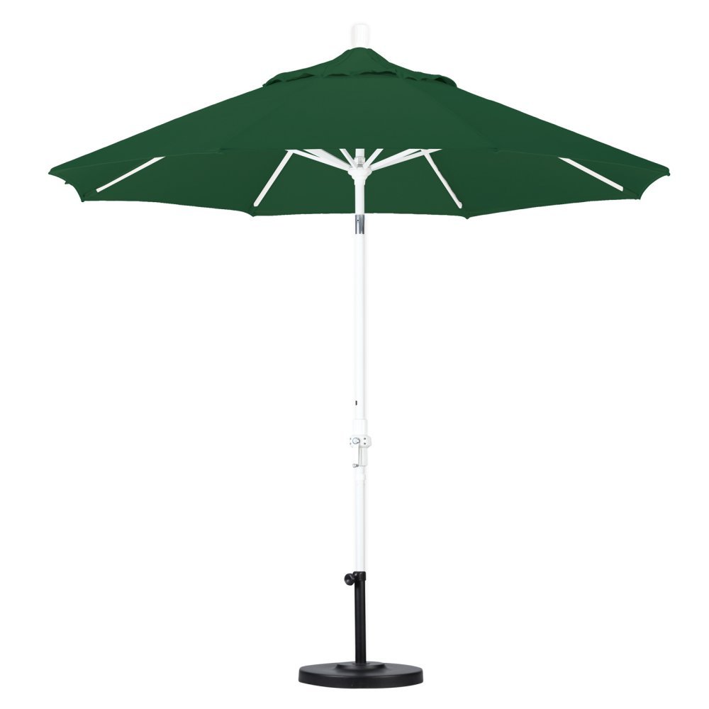 9 ft. California Aluminum Vent Tilt Market Umbrella with Sunbrella Fabric - Perfect for Patio, Garden, Poolside & Outdoor Dining Areas