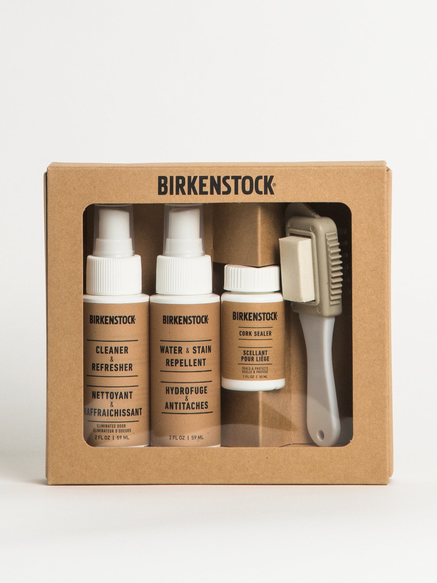 Birkenstock Deluxe Shoe Care Kit - Premium Leather Cleaner & Conditioner Set for Sandals & Footwear - Perfect for Daily Maintenance & Long-Lasting Protection
