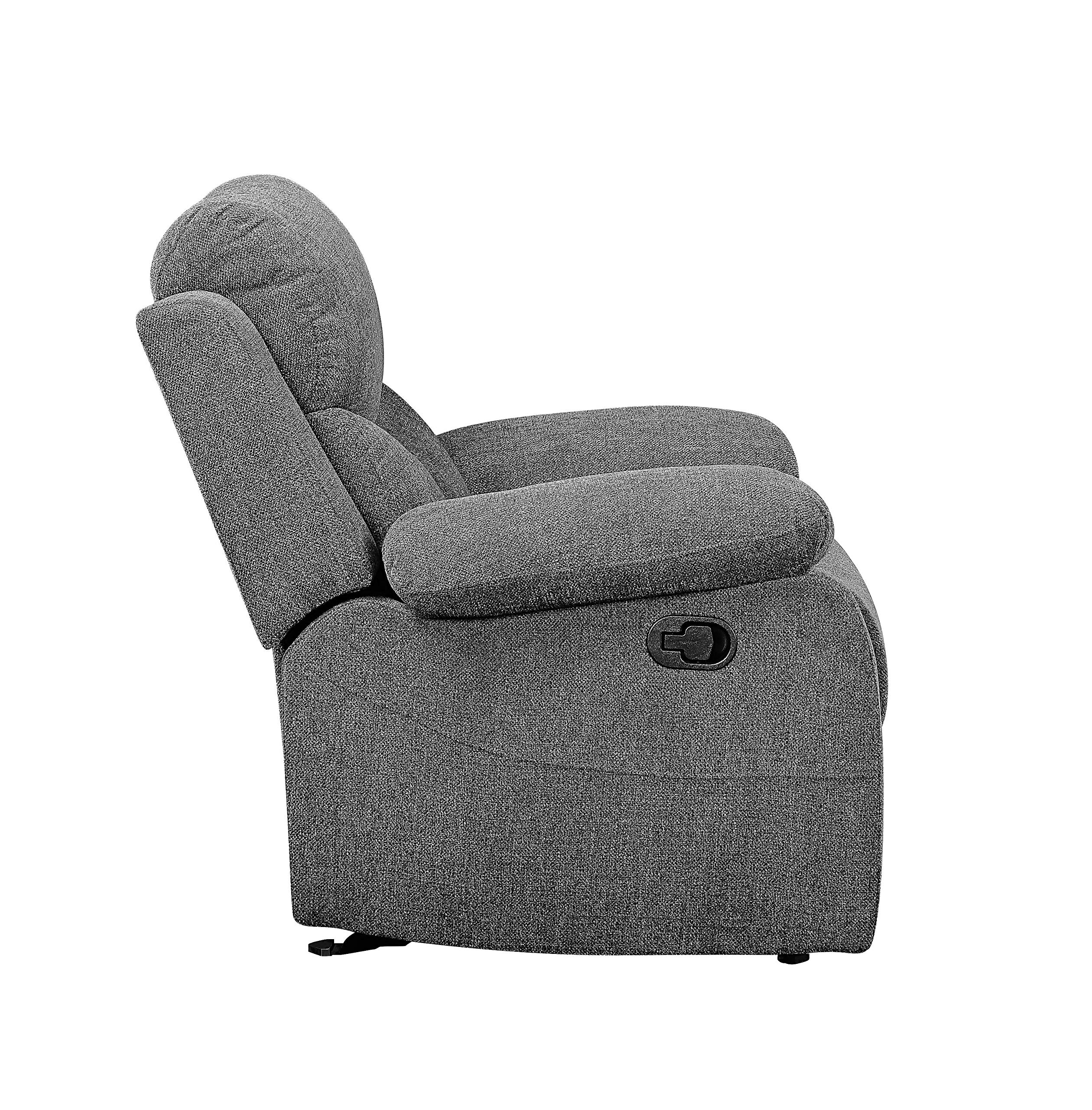 ACME Furniture Kalen Modern Sofa Set - Gray Fabric Couch for Living Room, Lounge & Home Decor