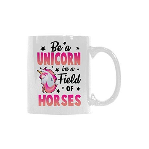 Funny Unicorn Coffee Mug - 11oz Ceramic Cup for Men & Women - Unique Gift for Coffee, Tea, Beer Lovers - Perfect for Office, Home & Gifts