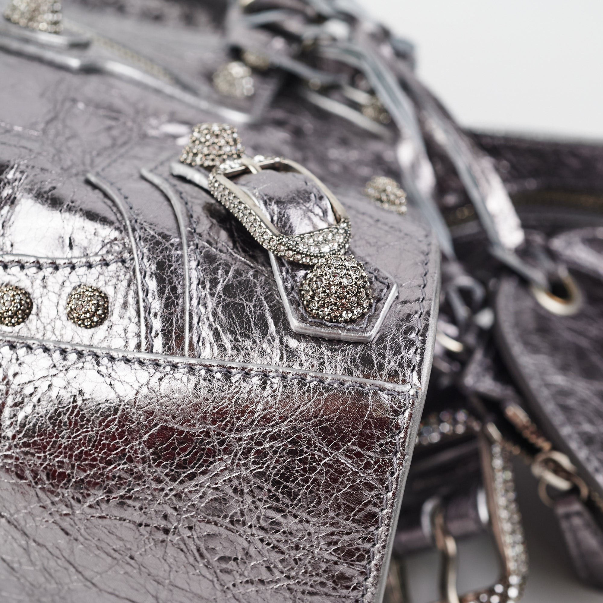 Balenciaga Neo Cagole XS Bag in Silver - Luxury Crossbody Bag for Women, Perfect for Night Out, Party & Travel Accessories