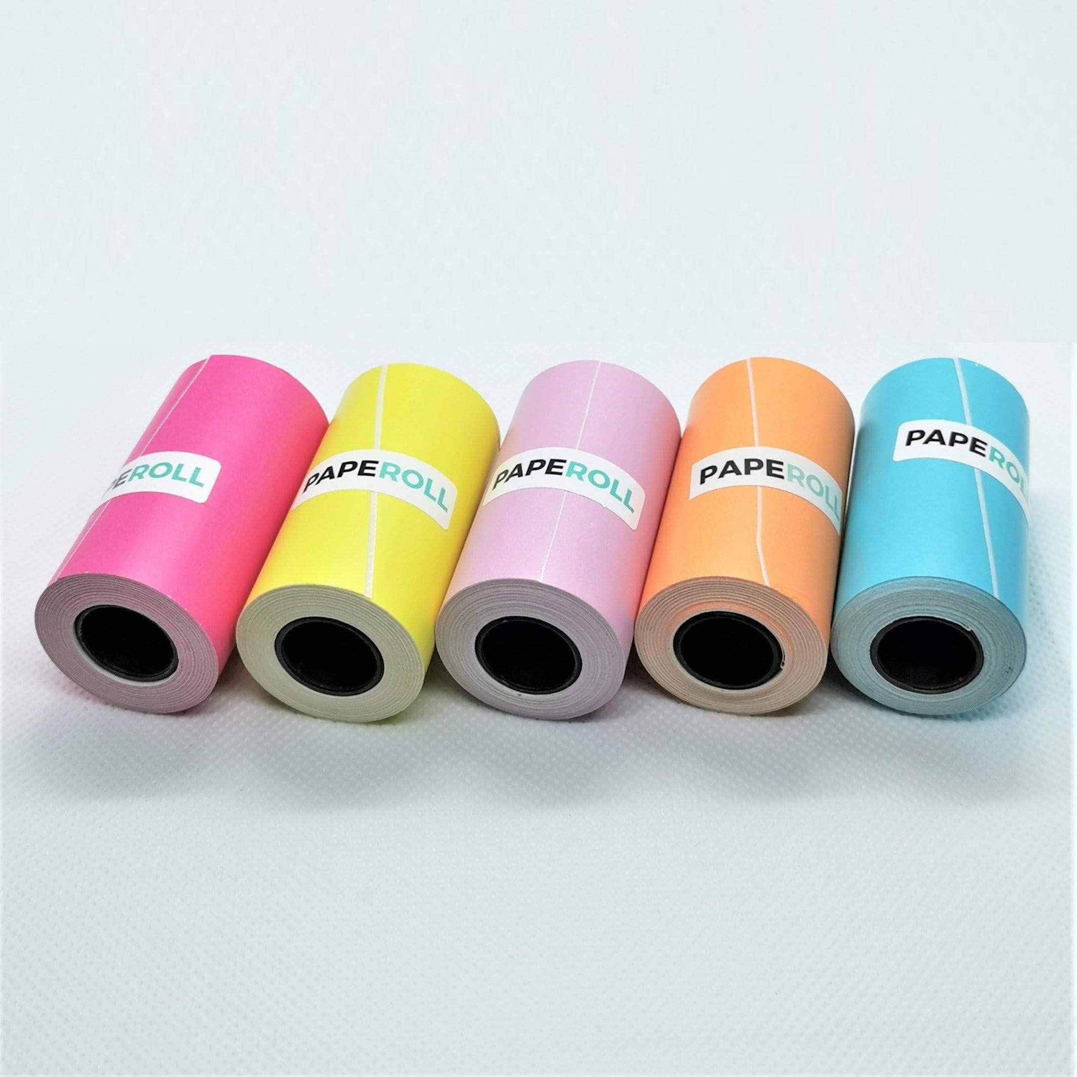 Colorful Self-Adhesive Thermal Printer Paper 57x30mm - 6 Rolls for PAPERANG P1, PeriPage & Poooli Mini Sticker Printers | Perfect for Labeling, Organizing & Craft Projects
