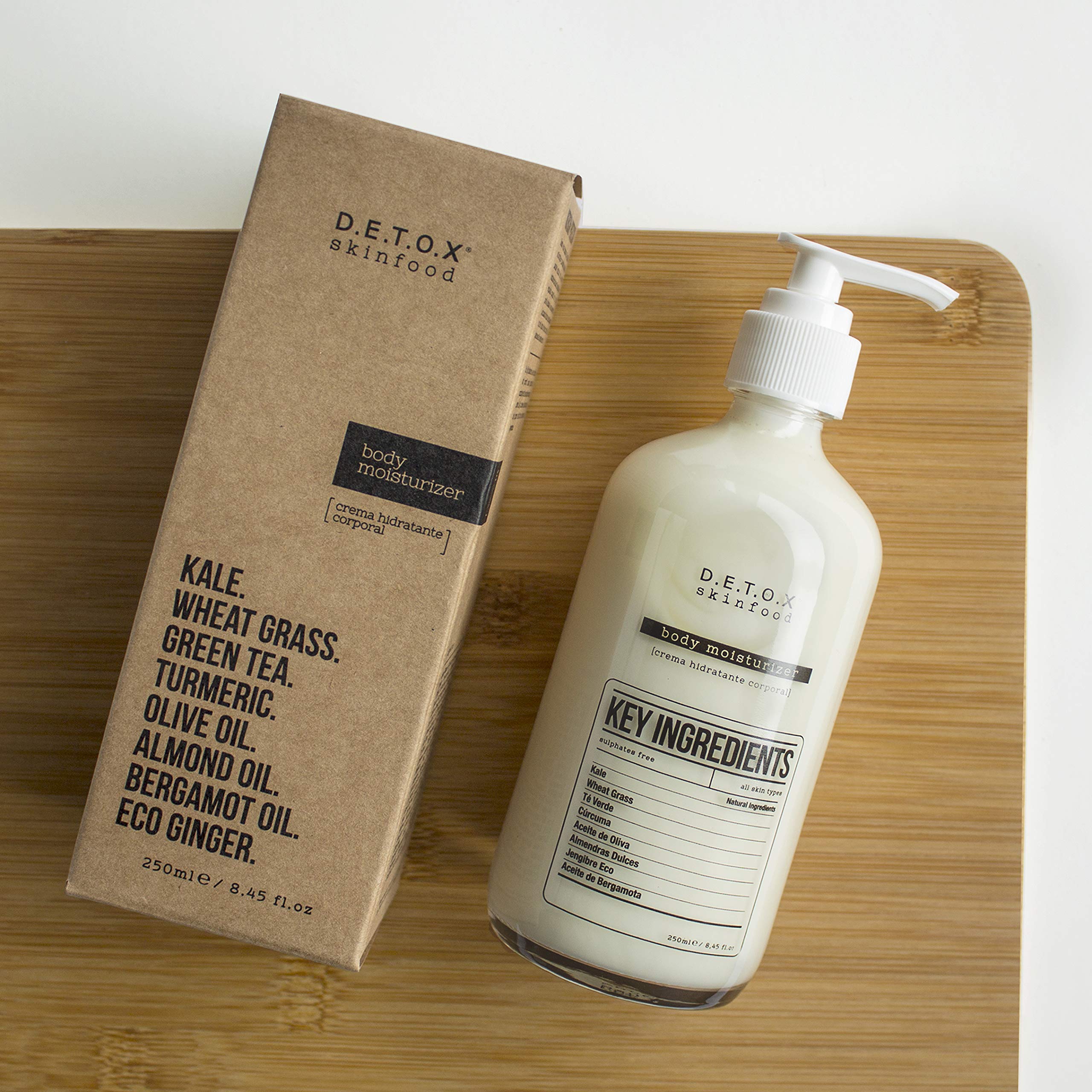 Detox Skin Food Body Moisturizer 500g - Hydrating & Nourishing Cream for Dry Skin - Perfect for Daily Skincare Routine & Post-Workout Recovery