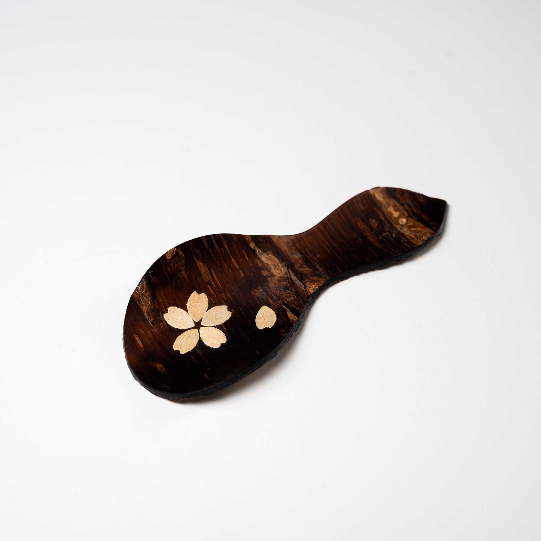 Premium Tomioka Cherry Bark Tea Spoon - Handcrafted Hyotan Sakura Design - Perfect for Japanese Tea Ceremony, Matcha, and Traditional Tea Serving