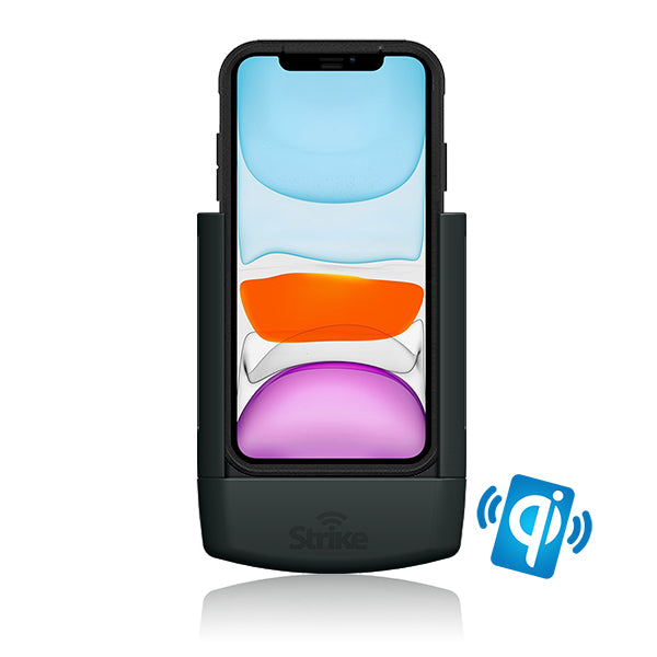 iPhone 11 Car Mount Wireless Charger Holder - Compatible with OtterBox Commuter Case - Hands-Free Charging for Safe Driving & GPS Navigation