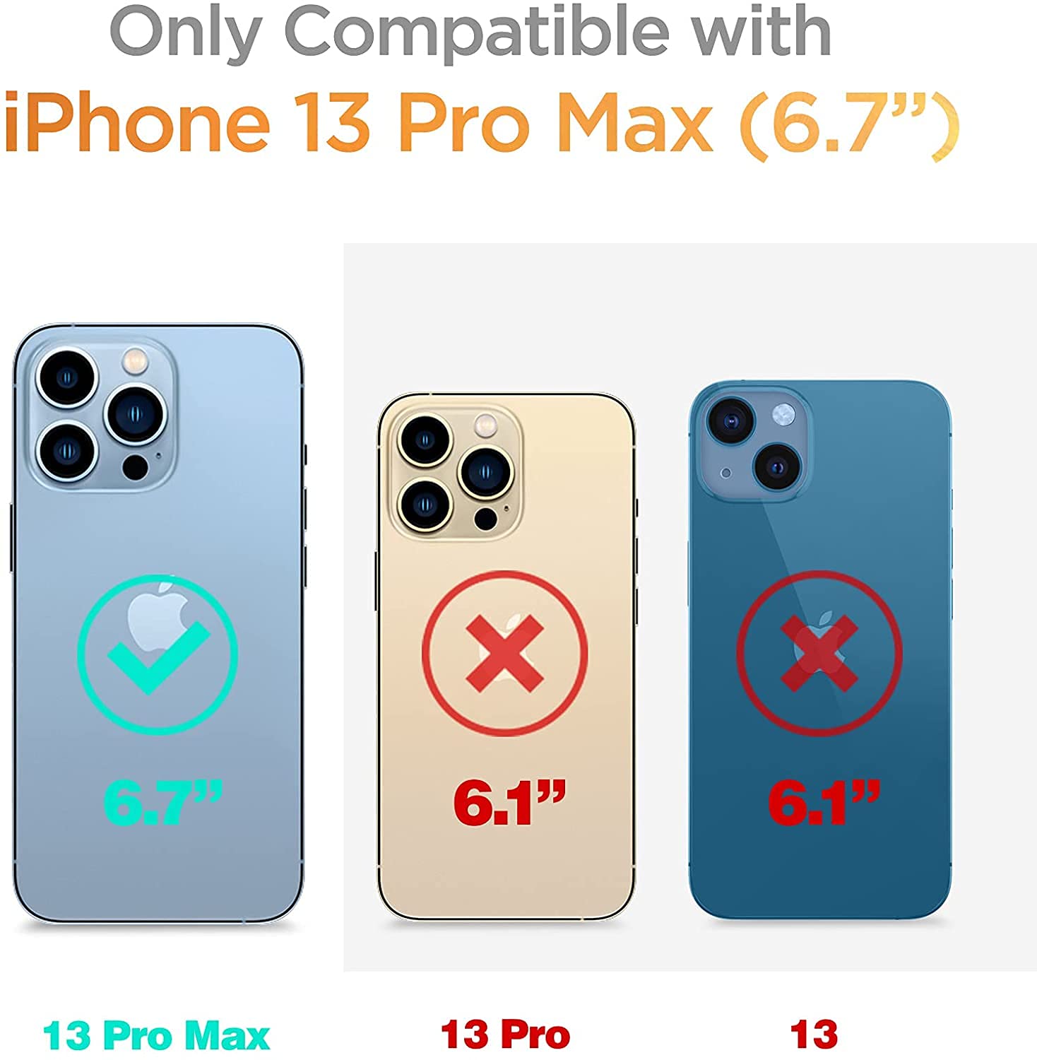 Fashion Heart Design iPhone 13 Pro Max Case - Soft TPU Shockproof Protective Phone Cover for iPhone 13 Pro Max 2021 (6.7 Inch, Black) | Perfect for Everyday Use, Travel & Gift Giving