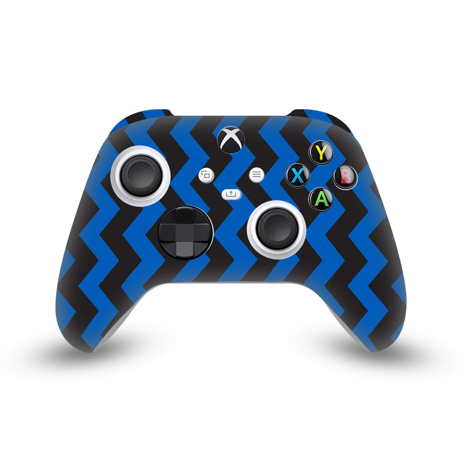 Official Inter Milan Home 2020/21 Crest Kit Matte Vinyl Gaming Skin Sticker - Compatible with Xbox Series X/S Controller - Perfect for Gaming Enthusiasts & Football Fans