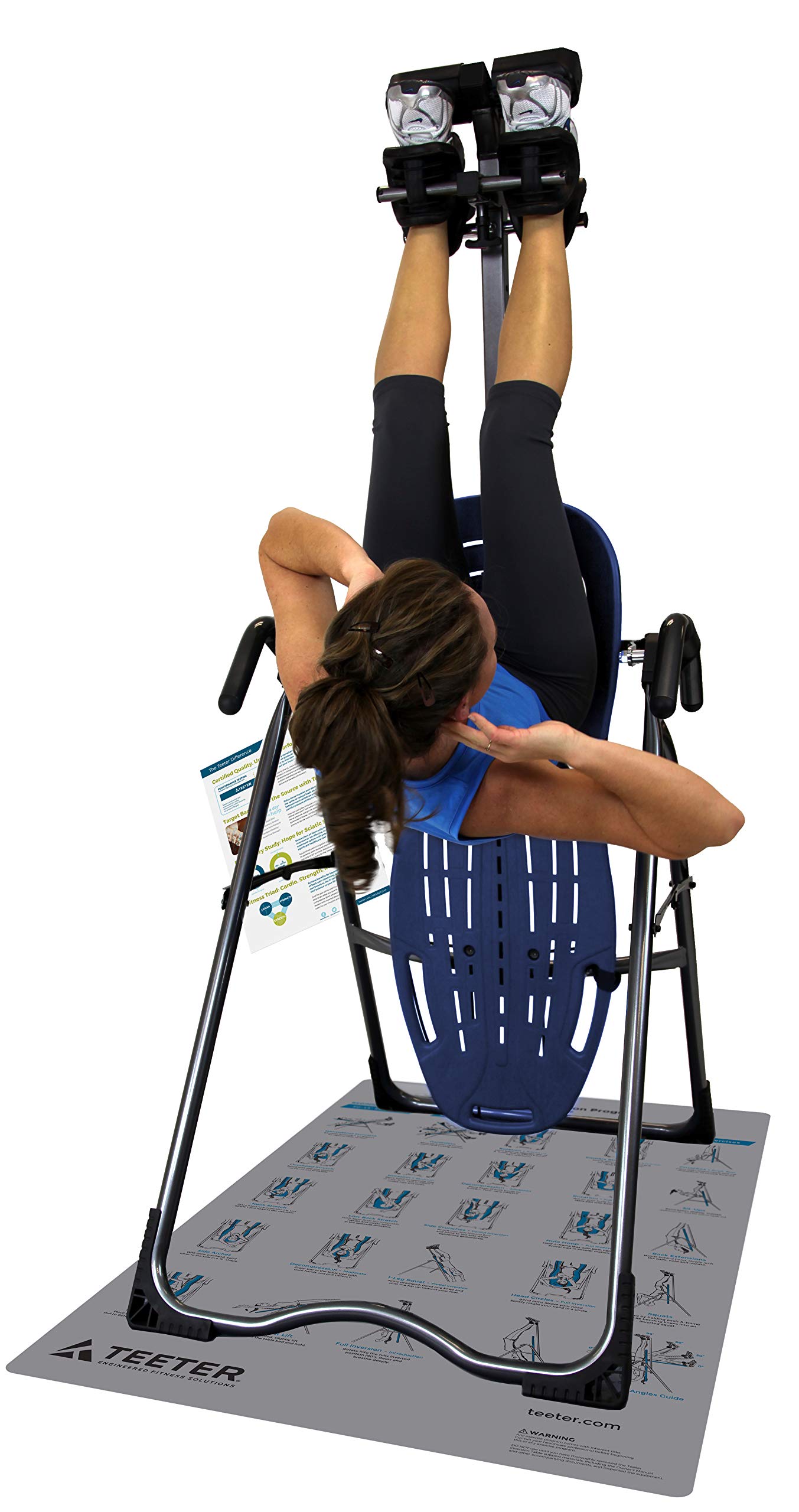 Teeter Better Back Inversion Program Mat - Relieve Back Pain & Improve Spinal Health - Home Inversion Therapy Equipment for Stretching & Decompression - Perfect for Yoga, Chiropractic Care & Post-Workout Recovery