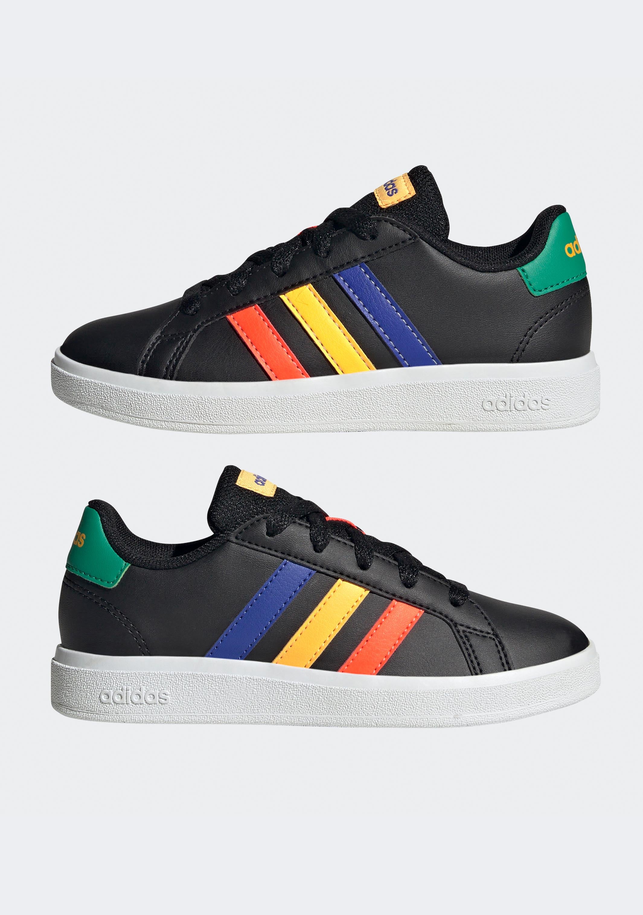Adidas Kids' Grand Court 2.0 Sneakers - Comfortable & Durable Athletic Shoes for Boys & Girls - Perfect for School, Sports & Casual Wear