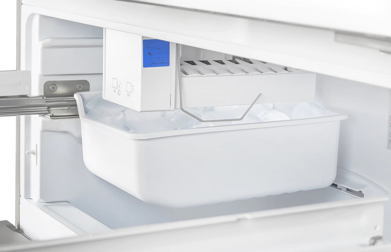 Forno Gallipoli 31 Inch French Door Refrigerator with Built-In Ice Maker - Energy Efficient, Stainless Steel Fridge for Modern Kitchen (Model FFFFD1974 35SG) - Perfect for Family Homes and Entertaining